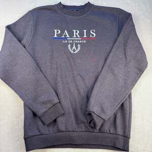 Vintage Tour D'Or Paris Ile De France Embroidered Crewneck Sweatshirt XL